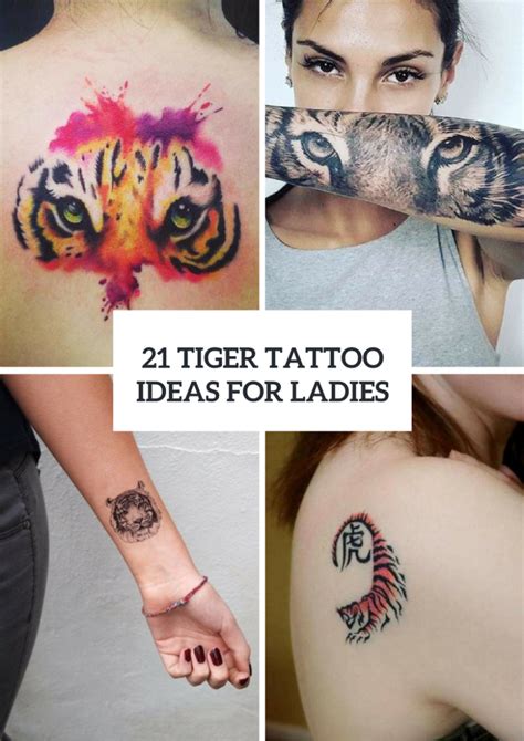 21 Tiger Tattoo Ideas For Ladies